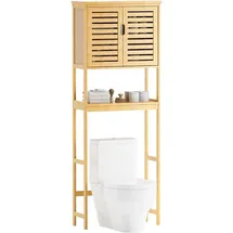luxuskollektion Bad Lagerung Regal Bambus Toilettenorganizer 3-Tier