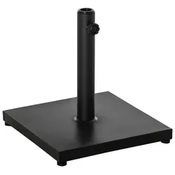 Outsunny Sonnenschirmständer, metall/zement - schwarz