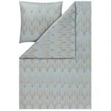 Estella Bettwäsche Cielo 155 x 220 cm Jersey Grau