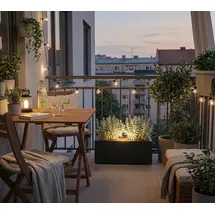 Herstera Cube Balcony M Plus 60 x 25 x 25 cm Anthrazit