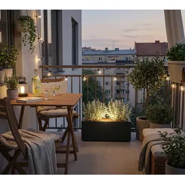 Herstera Cube Balcony M Plus 60 x 25 x 25 cm Anthrazit