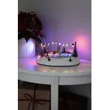 Konstsmide LED Szenerie Eisenbahn mit Musik 12 bunte Dioden