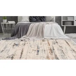 Teppich ARTE ESPINA "Palace 325", rot (grau, rostrot), B:120cm H:13mm L:170cm, Polypropylen, Teppiche, Soft Touch, Vintage-Design, dezente Farben