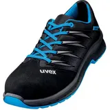 Uvex 2 trend Halbschuhe S2, blau/schwarz 10 48