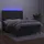 vidaXL Boxspringbett 140 x 200 cm H2 Dunkelgrau