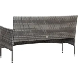 vidaXL Garten-Lounge-Set 5-tlg. grau