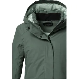 KILLTEC Damen Kow 93 Wmn Pkr Funktionsparka/Parka Mit Kapuze, Grün/grau, 38 EU