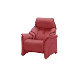 HIMOLLA Relaxsessel 4217 Leder 96 x 109 x 91 cm Rot mit Kopfteil