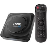 RUPA Android TV Box 11.0, 2024 Neueste Smart TV Box 8GB RAM 64GB ROM RK3566 Quad-Core CPU Unterstützung HD 3D 8K 2.4G/5.8Ghz WiFi BT 4.0 USB 3.0 LAN 1000M TV Box