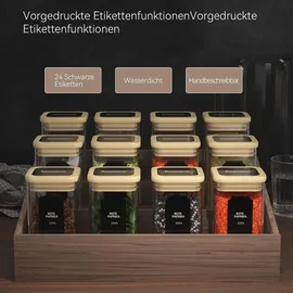 luxuskollektion Gewürzgläser Set 200 ml 12 St.