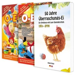 Das O-Ei-A 2er Bundle 2024/25 - Die Jubiläumsausgabe! – O-Ei-A Figuren und O-Ei-A Spielzeug sowie das Buch „50 Jahre Überraschungs-Ei“