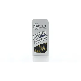 Barth Schuhbandl Schnürsenkel 90 cm Schwarz/Grau/Gelb 6 St.