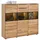 Set One by Musterring Highboard Jackson 150 x 130 x 40 cm Braun / Schwarz