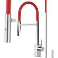 VIZIO Küchenarmatur Einhebelmischer Rot