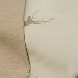 Jacquard Hirsch, natur/beige