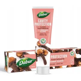 Dabur Zahnpasta mit Nelken Kräuterzahnpasta fluoridfrei 100 ml