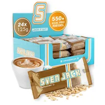 svenjack Haferflockenriegel Cappuccino Riegel 24 x 125 g