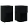 vidaXL Bettschrank 2 pcs Schwarze Eiche 29 x 31,5 x 49 cm