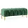 konsimo® Sitzhocker Veloursstoff 120 x 50 x 50 cm Grün