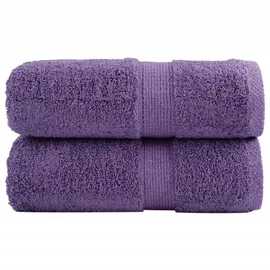 vidaXL Solund Seiftuch 30 x 30 cm lila 2 St.