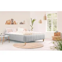 Home Affaire Polsterbett HOME AFFAIRE "Tarje", grau (hellgrau), B:154cm