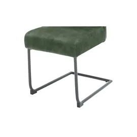 Möbel Kraft Freischwinger mit gemütlichem Rückenkissen Lampang grün ¦ Maße (cm): B: 44 H: 99 T: 64.0