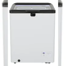 Gastro-Cool GCFC100 Gefriertruhe 110 l -24°C bis +10°C mit Glasdeckel & LED Innenbeleuchtung