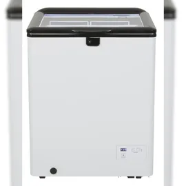 Gastro-Cool GCFC100 Gefriertruhe 110 l -24°C bis +10°C mit Glasdeckel & LED Innenbeleuchtung