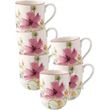 Villeroy & Boch Mariefleur Basic Latte Macchiato Becher 0,37 l Bunt 6 St.