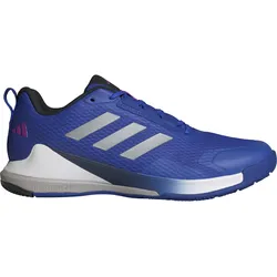 adidas Novaflight 2 Hallenschuhe Herren in lucid blue-matte silver-ftwr white, Größe 44 - blau