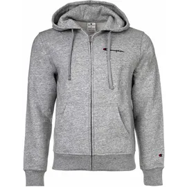 Champion Sweatjacke - Hooded Full Zip Sweatshirt, Reißverschluss, Kapuze Grau 2XL