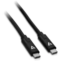 V7 V7UCC-2M-BLK-1E USB-C USB-C-Kabel 2m Schwarz