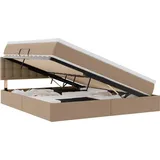 vidaXL Bett mit Stauraum 180 x 200 cm Braun