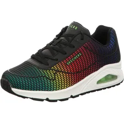 Skechers Damen Schnürschuh Uno-Eye-Catching in schwarz