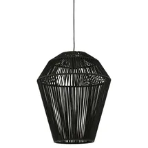Light & Living Deya 1-flg. 30 cm rund schwarz Metall