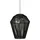 Light & Living Deya 1-flg. 30 cm rund schwarz Metall