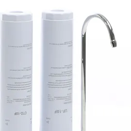 Naturewater NW-2-CTOUF Aktivkohleblock und Ultrafilter Wasserhahn