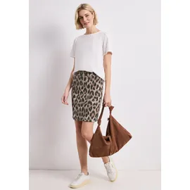 STREET ONE Miniröcke Beige/Animalprint 40