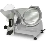 Vertes Gastro Aufschnittmaschine Schneidemaschine, Elektrisch mit 150W, Messer mit 250mm Durchmesser, Schnittstärke 0 bis 12mm,
