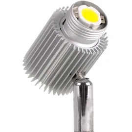 ETC Shop Wandleuchte LED 2er Set 5W 300lm 3200K (Alabaster Optik) chrom