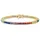 Bruno Banani Tennisarmband mehrfarbig 925er Silber mit Zirkonia 19