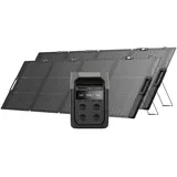 EcoFlow DELTA 3 Serie Solargenerator (PV220 W) - DELTA 3 / 2x 220 W Tragbares Solarpanel