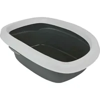 Trixie Katzentoilette Carlo 31 x 14 x 43 cm dunkelgrau/hellgrau