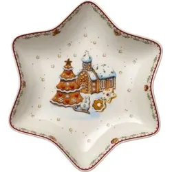 Villeroy & Boch Winter Bakery Delight Sternschale mittel: Lebkuchendorf 24,5cm