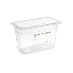 HENDI GN Behälter Kunststoff 1/3, PP 880258 , Fassungsvermögen: 7,8 Liter