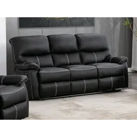 vente-unique Sessel Relax Kunstleder 75 x 112 x 87 cm Schwarz