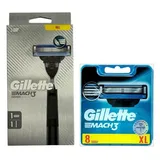 Gillette Mach3 Rasierer Design Edition + 8 Rasierklingen