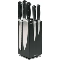 Hanseatic Magnet-Messerblock 6-tlg. Schwarz