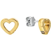 Tommy Hilfiger Ohrstecker TOGGLE HEART Gelb 2780972