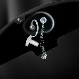 Tectake tectake® Eiswürfelmaschine, 1,2 l Wassertank, 2 Eiswürfelgrößen